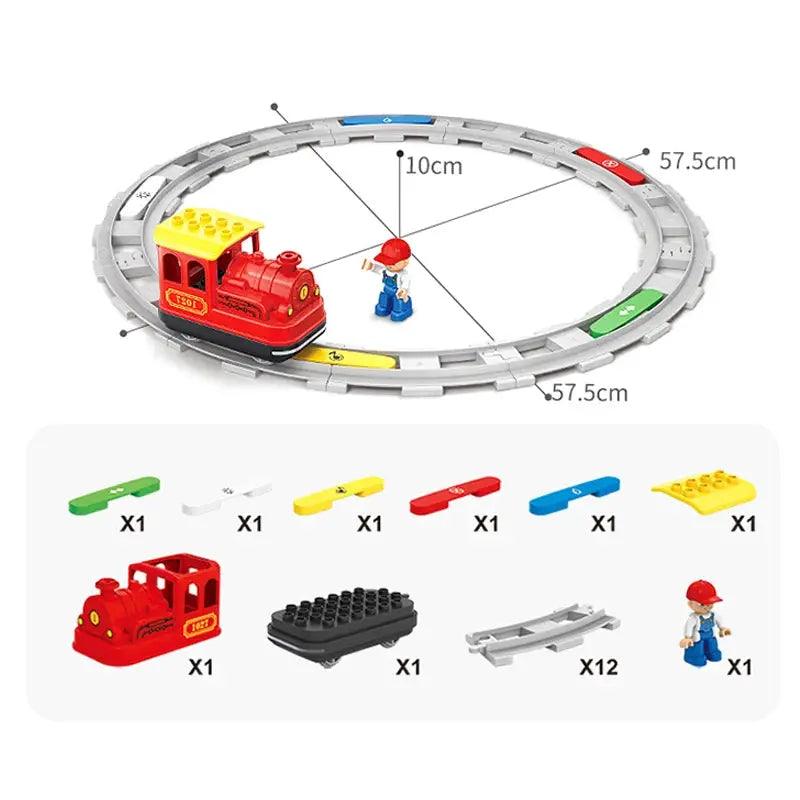  Train Building Blocks Set Big Size Compatible With Lego -  ToylandEU™