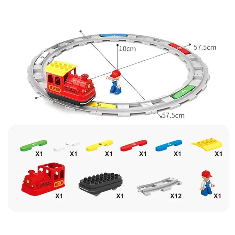  Train Building Blocks Set Big Size Compatible With Lego -  ToylandEU™