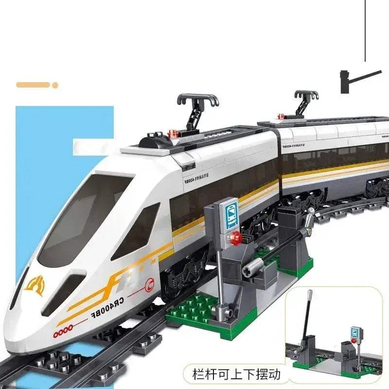 Train Building Blocks Set For Kids Lego Compatible - ToylandEU