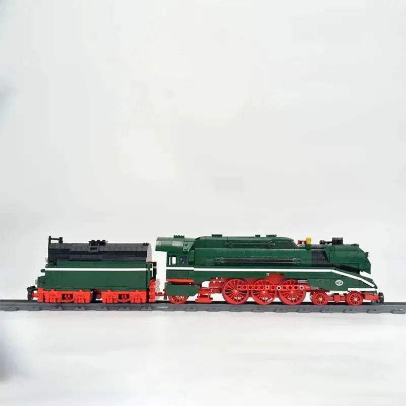 Train Building Blocks With Lighting Steam German Express Train Set - ToylandEU