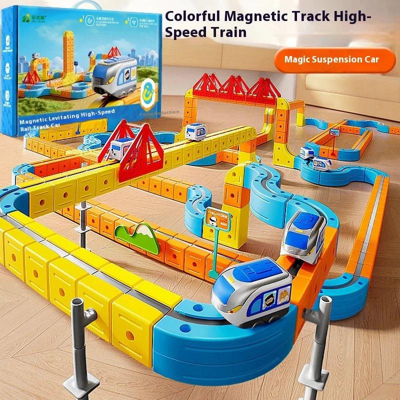  Train Set Magnetic Track 84 To 179 Pcs Toylandeu™ 