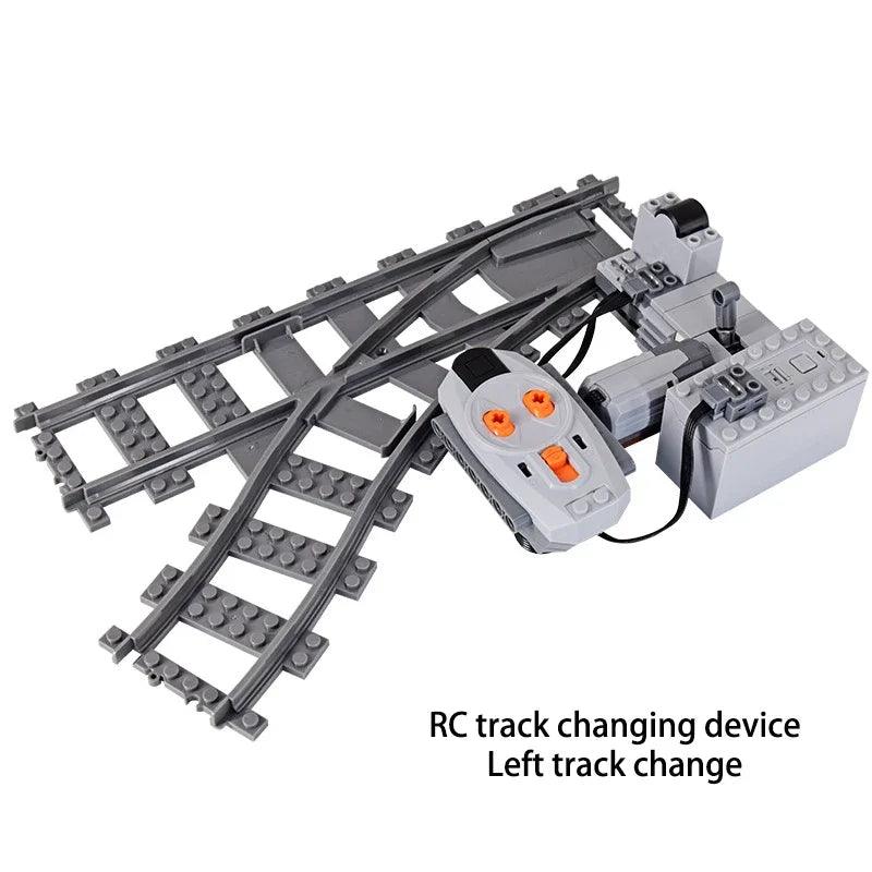 Train Track Building Blocks | Compatible With LEGO | Bridge Cross Track | Cross Track Set