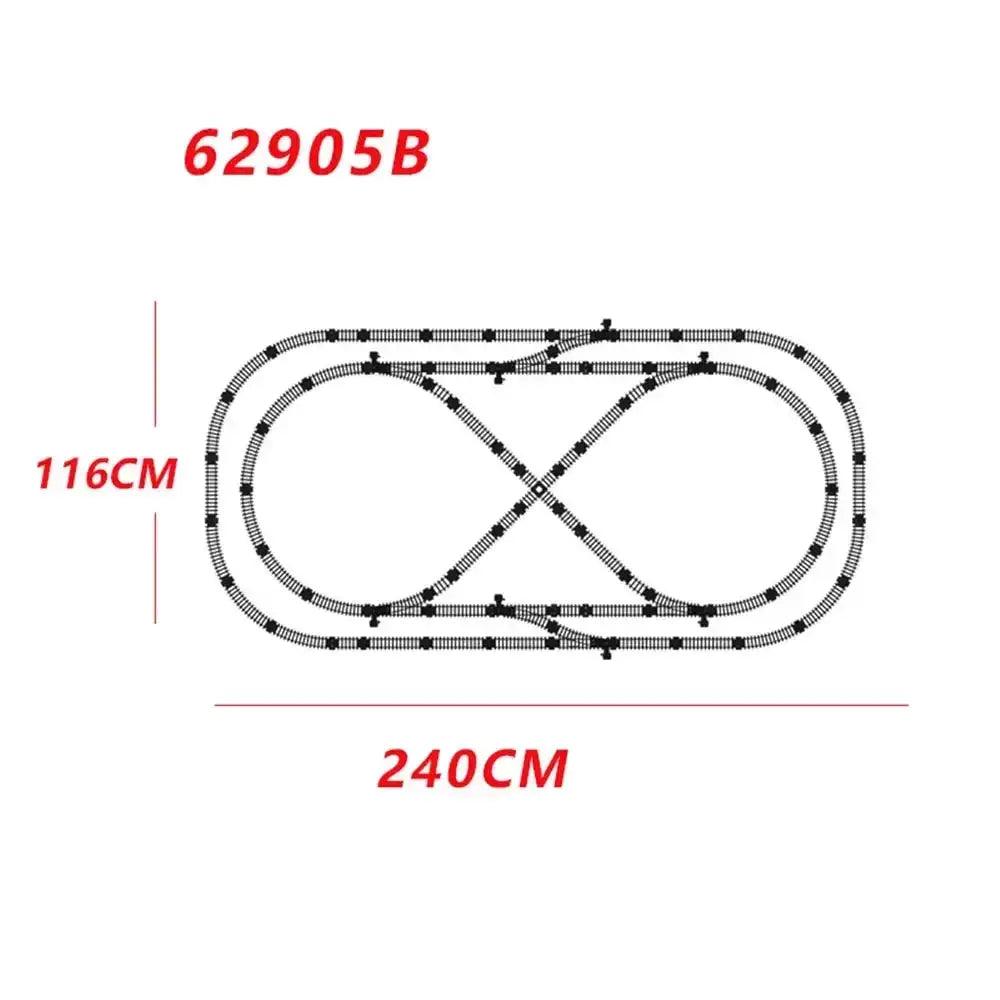  Train Track Crossing Expansion Set For Model Trains PVC -  ToylandEU™