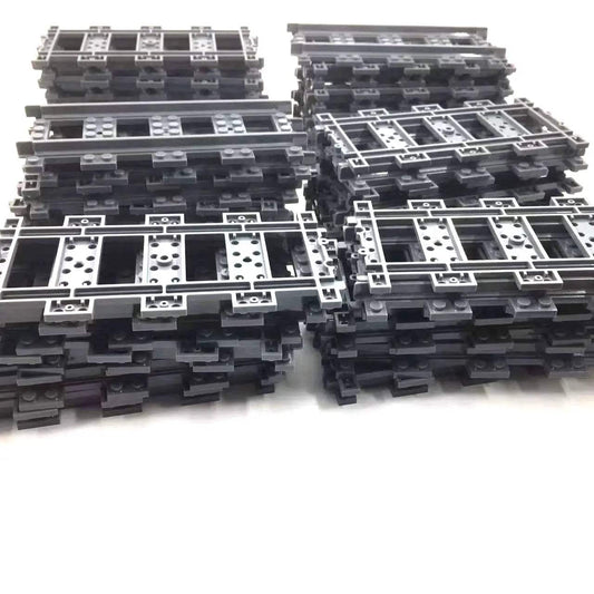  Train Track Rails Self Locking Building Blocks Set -  ToylandEU™