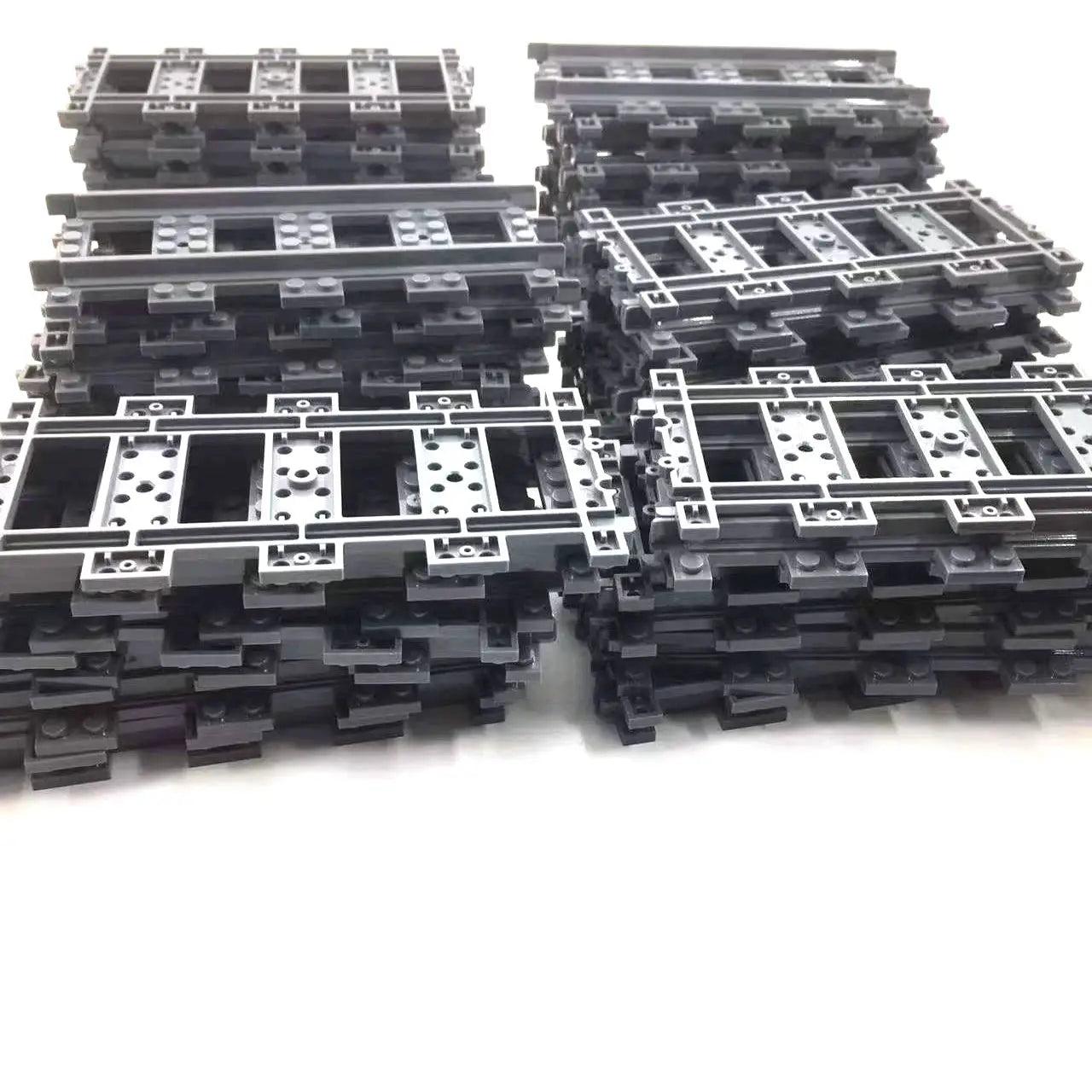  Train Track Rails Self Locking Building Blocks Set -  ToylandEU™