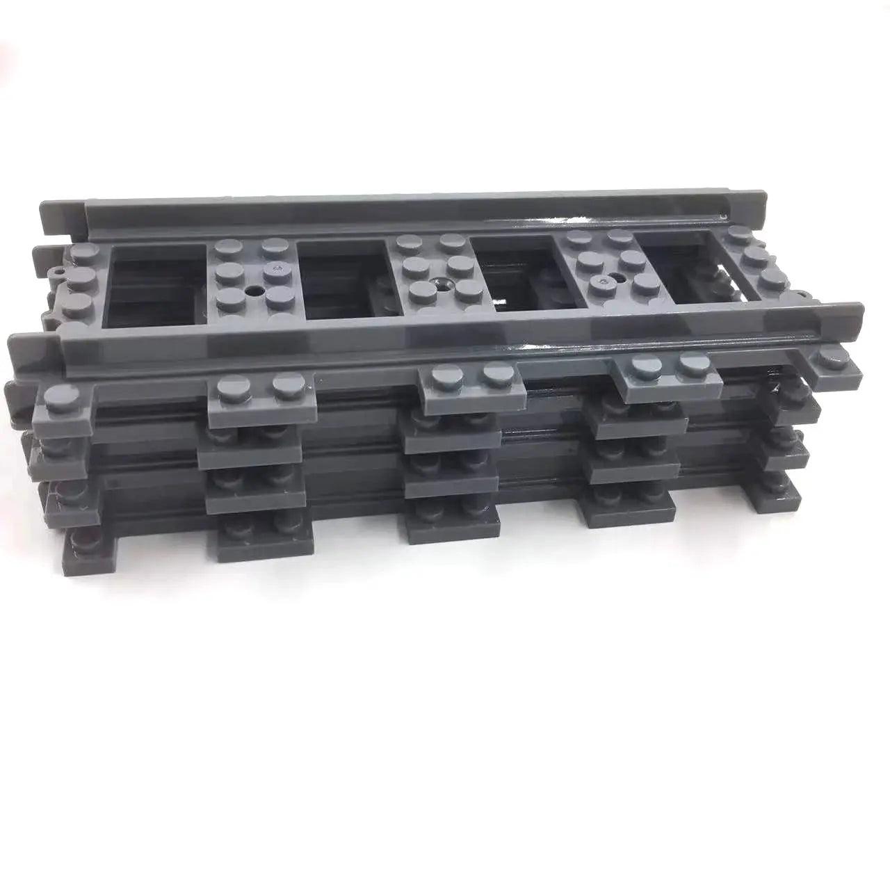  Train Track Rails Self Locking Building Blocks Set -  ToylandEU™