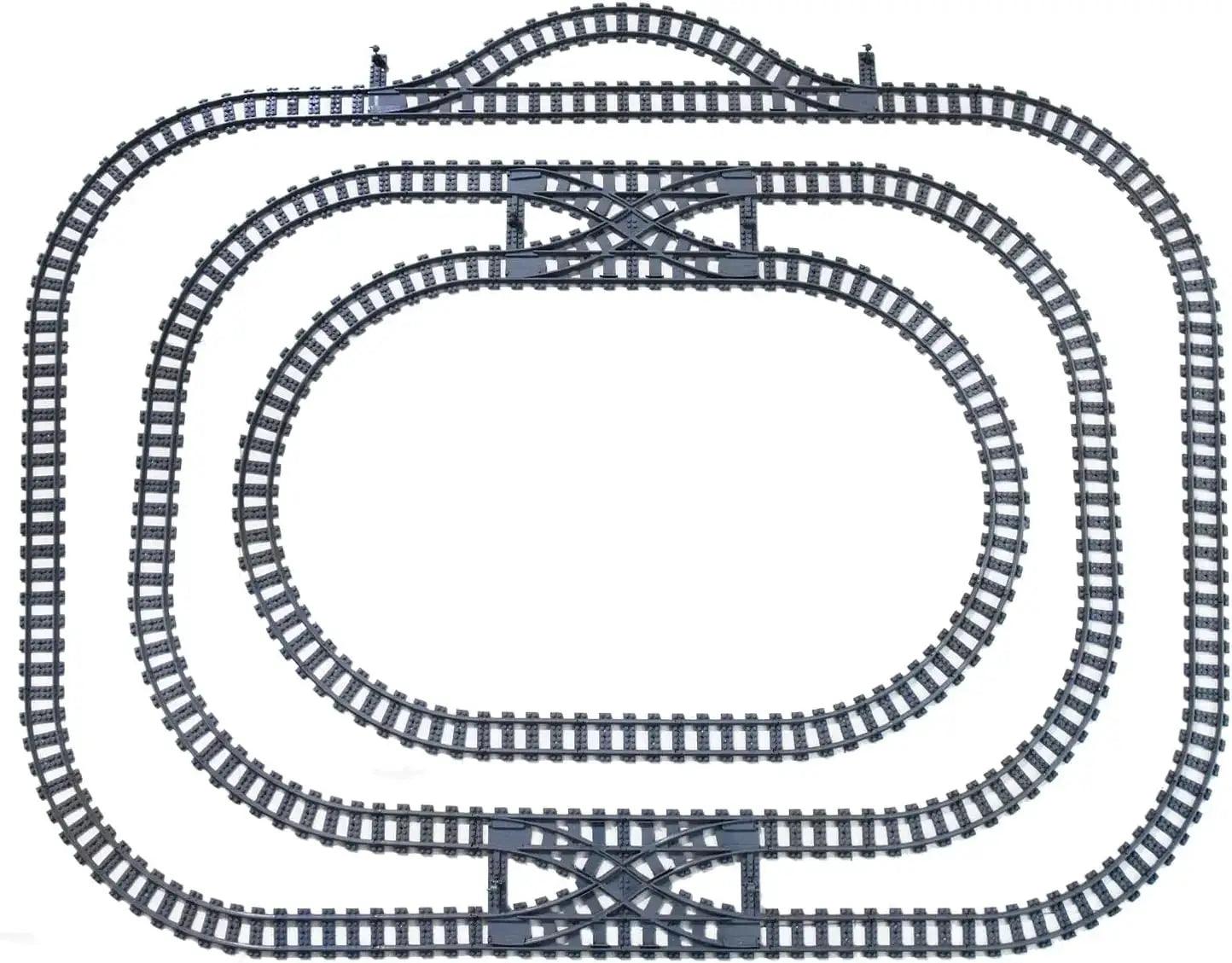  Train Track System Lego Compatible Railroad Crossing -  ToylandEU™