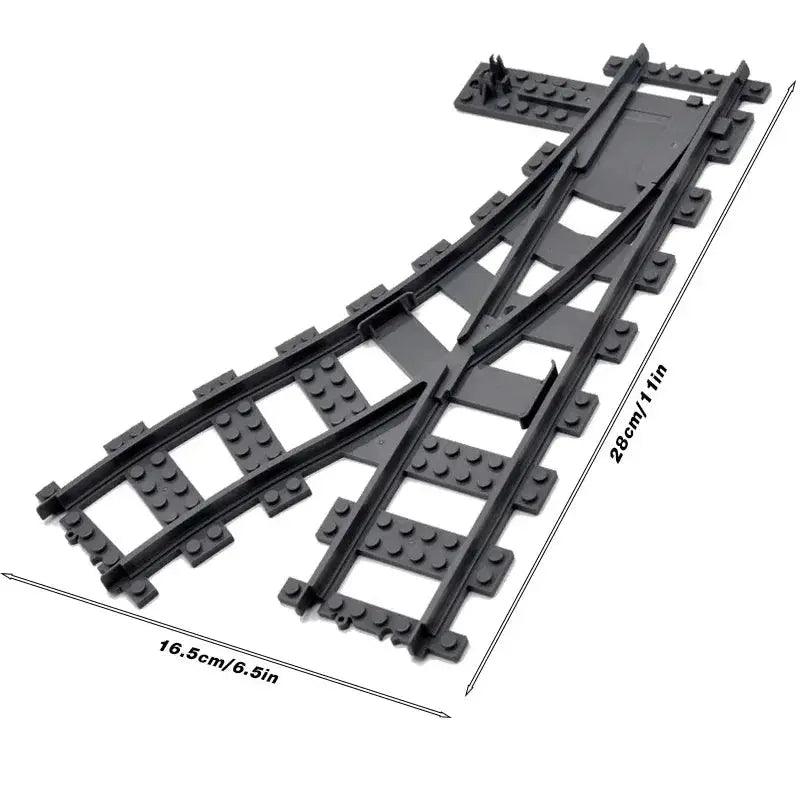  Train Track System Lego Compatible Railroad Crossing -  ToylandEU™