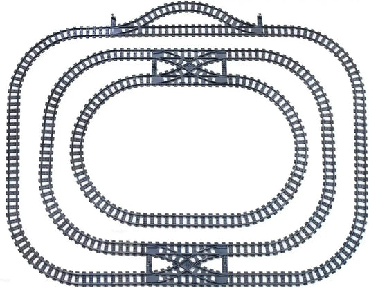  Train Track System Lego Compatible Railroad Crossing -  ToylandEU™