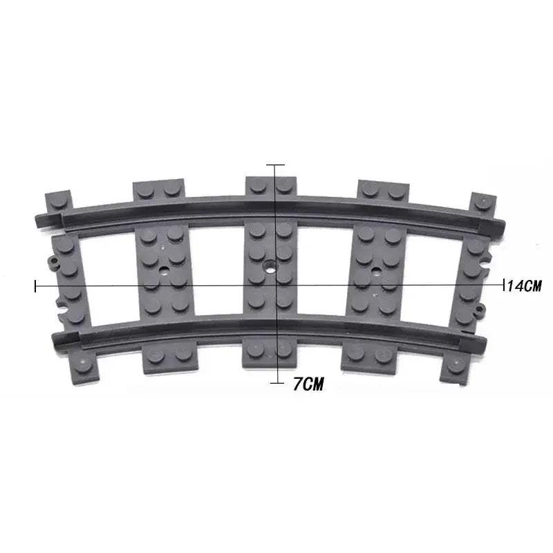 Train Track System With Railroad Crossing Compatible With Major Brands - ToylandEU