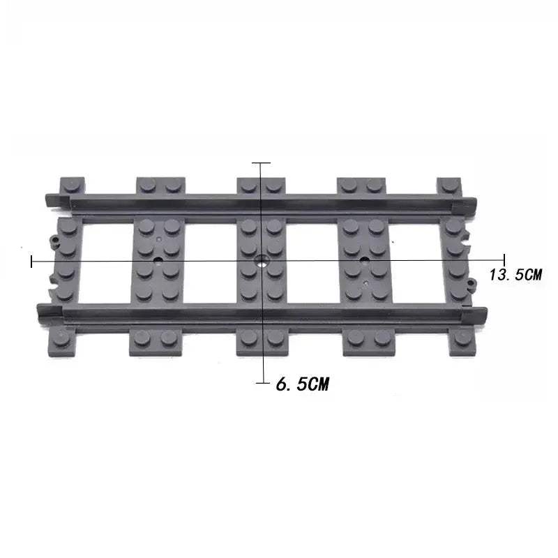 Train Track System With Railroad Crossing Compatible With Major Brands - ToylandEU