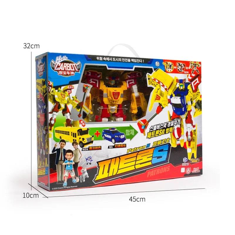 Transformable 2-in-1 Hello Carbot Robot Action Figures - Fun Playtime! - ToylandEU