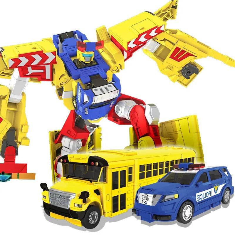 Transformable 2-in-1 Hello Carbot Robot Action Figures - Fun Playtime! - ToylandEU