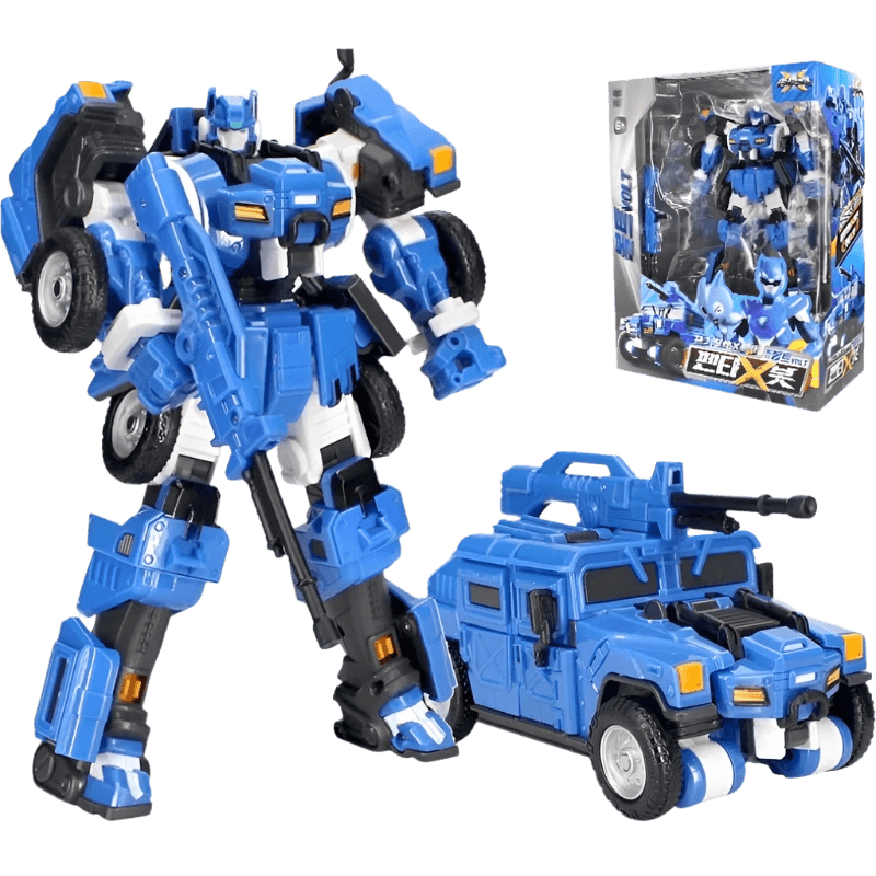 Transformable MiniForce X Robot Car: 5-in-1 Adaptable Mecha Adventure - ToylandEU