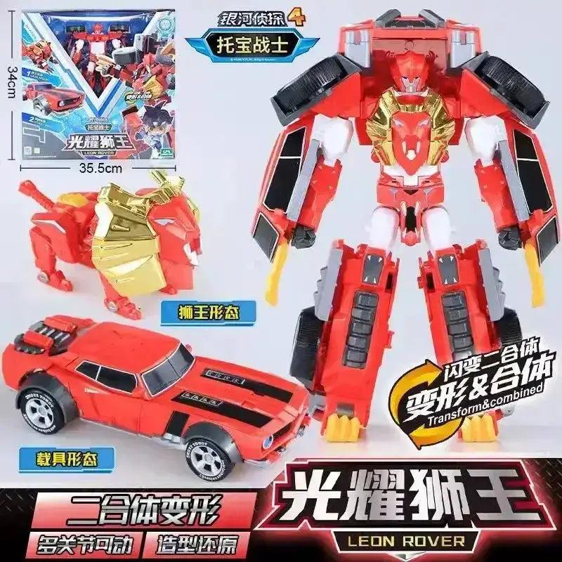  Transformable Police Cop Car Robot Toy Galaxy Lights -  ToylandEU™
