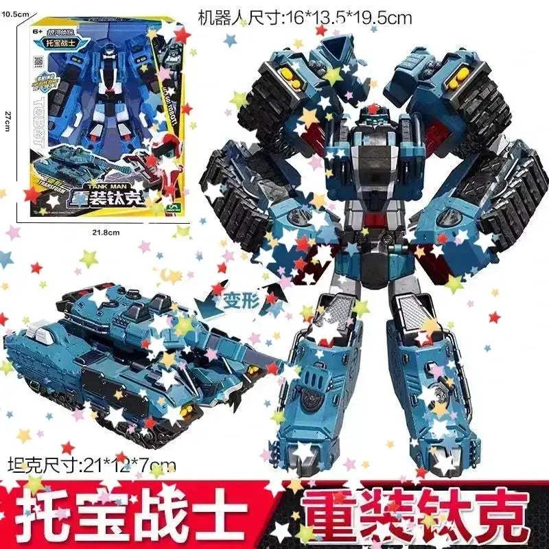 Transformable Police Cop Car Robot Toy With Galaxy Lights - ToylandEU