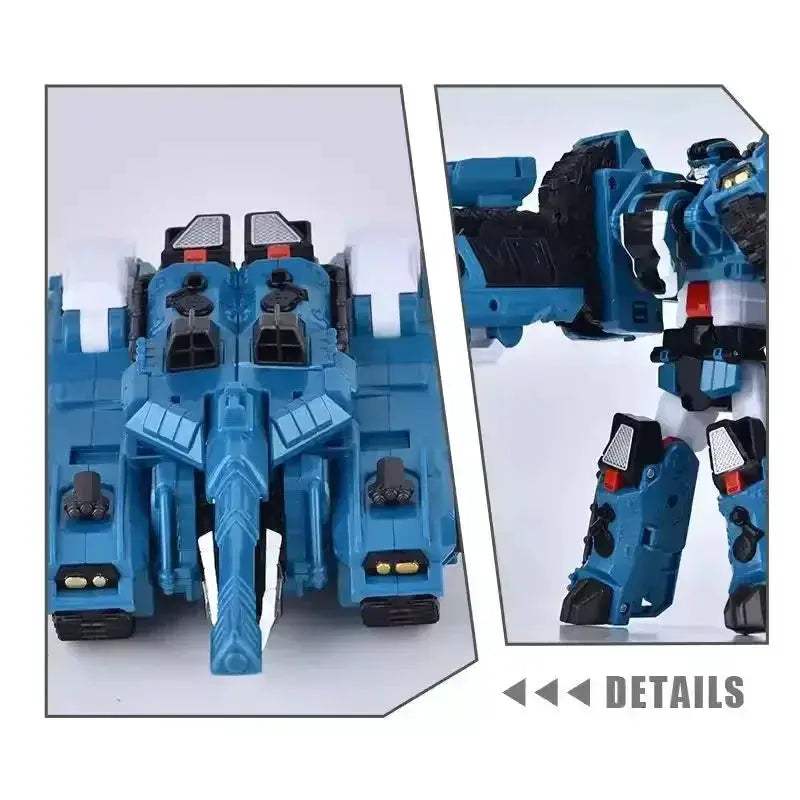 Transformable Police Cop Car Robot Toy With Galaxy Lights - ToylandEU
