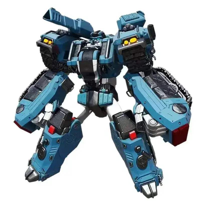 Transformable Police Cop Car Robot Toy With Galaxy Lights - ToylandEU