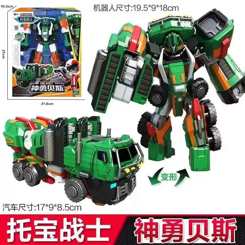 Transformable Police Cop Car Robot Toy With Galaxy Lights - ToylandEU