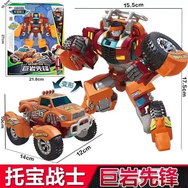 Transformable Police Cop Car Robot Toy With Galaxy Lights - ToylandEU