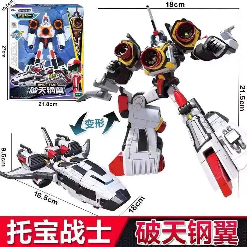 Transformable Police Cop Car Robot Toy With Galaxy Lights - ToylandEU