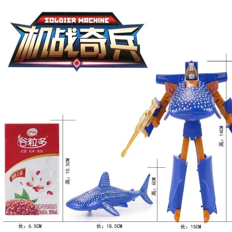  Transformable Shark Robot Toy Morphs Into Great White -  ToylandEU™