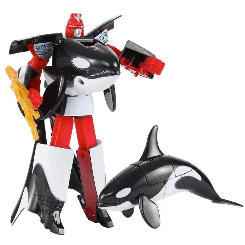  Transformable Shark Robot Toy Morphs Into Great White -  ToylandEU™