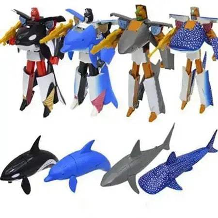  Transformable Shark Robot Toy Morphs Into Great White -  ToylandEU™
