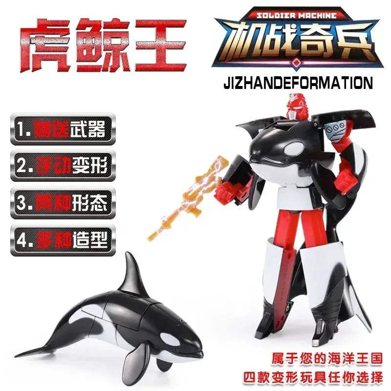  Transformable Shark Robot Toy Morphs Into Great White -  ToylandEU™