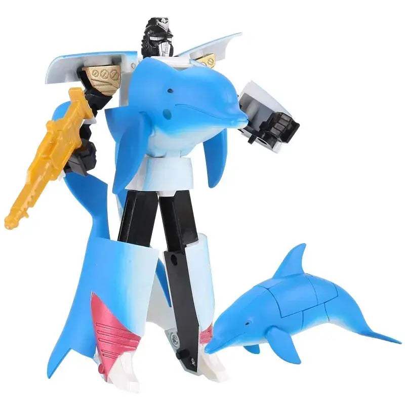 Transformable Shark Robot Toy That Morphs Into Great White - ToylandEU