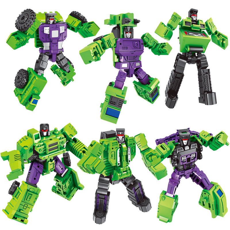 6 in 1 Model Defensor Devastator adaptable Action Figure - ToylandEU