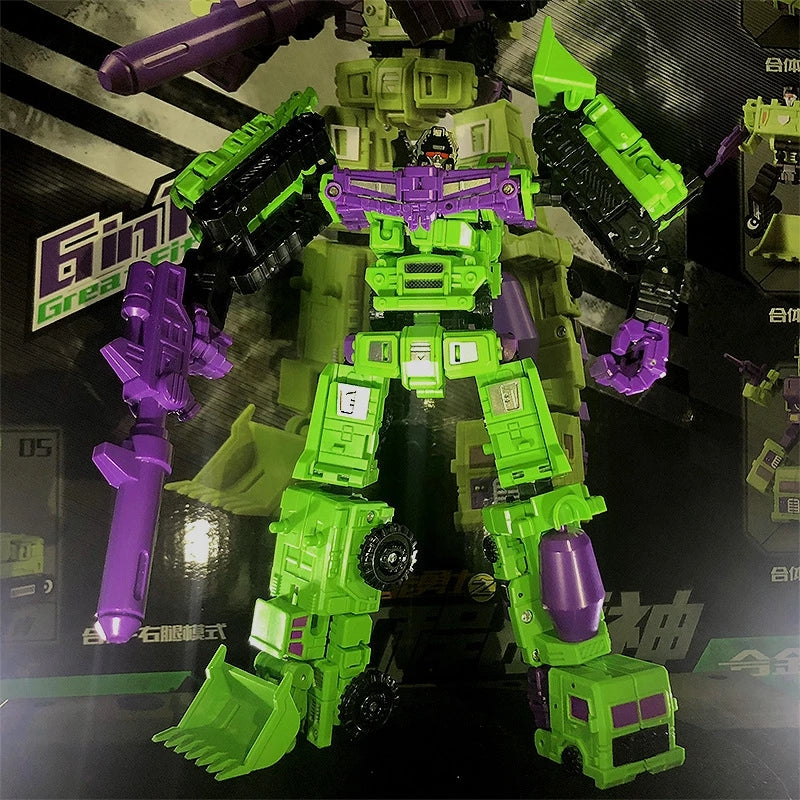 6 in 1 Model Defensor Devastator adaptable Action Figure - ToylandEU