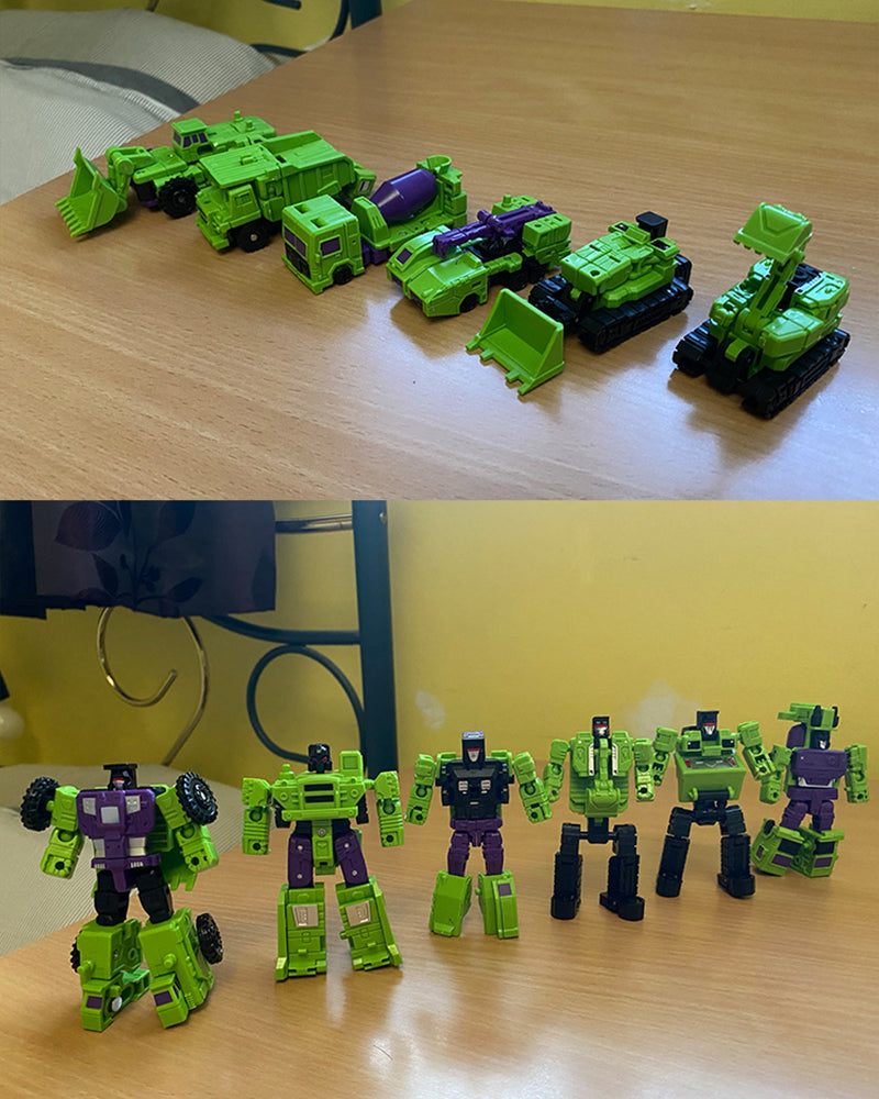 6 in 1 Model Defensor Devastator adaptable Action Figure - ToylandEU