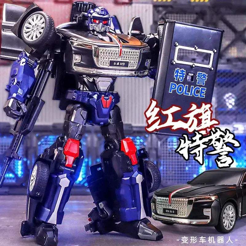 Transformation Li Jiang H9 Police Car Action Figure - ToylandEU