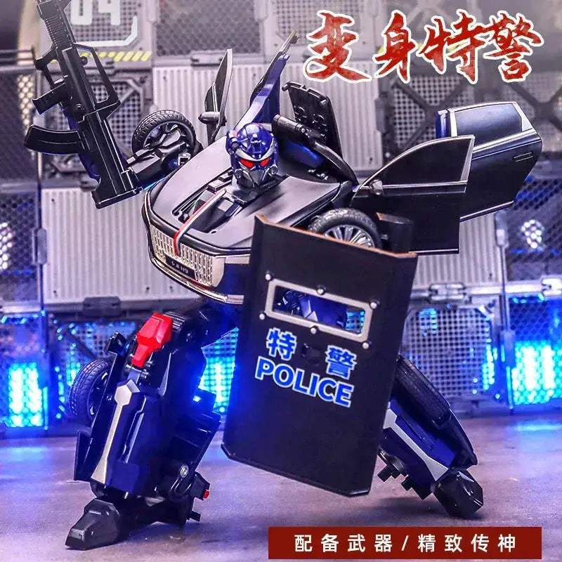 Transformation Li Jiang H9 Police Car Action Figure - ToylandEU