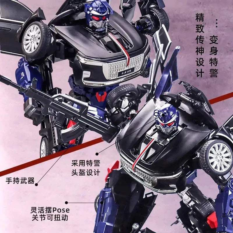 Transformation Li Jiang H9 Police Car Action Figure - ToylandEU