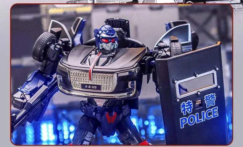 Transformation Li Jiang H9 Police Car Action Figure - ToylandEU