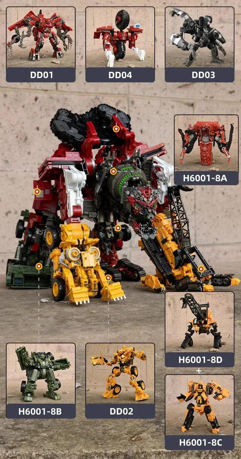  Transformer Action Figure Eight In One Gift For Kids -  ToylandEU™