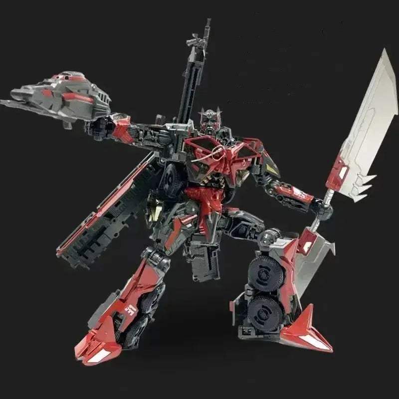 Transformer Action Figure Sentinel Prime Fire Engine Posable Robot Toy - ToylandEU