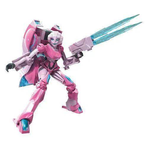 Transformers Cyberverse Deluxe Arcee Figure With Build A Figure Piece - ToylandEU