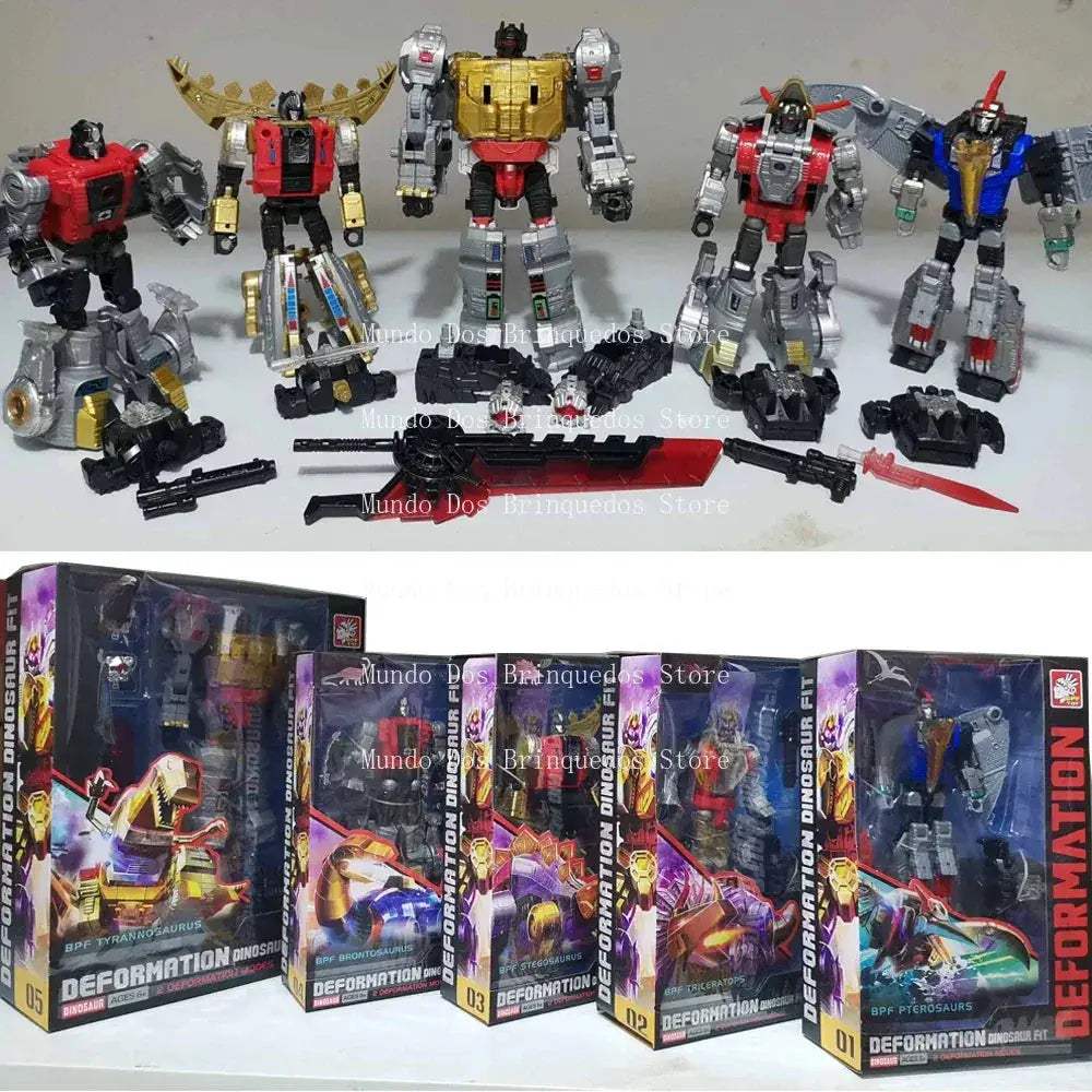 Transformers Dinobot Grimlock 5IN1 Combined Action Figure - ToylandEU
