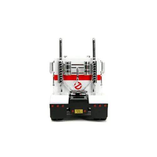 Transformers G1 Optimus Prime Big Rig with Ghostbusters Ecto-1 Graphics 1:24 Scale Die-Cast Metal Vehicle - ToyShnip