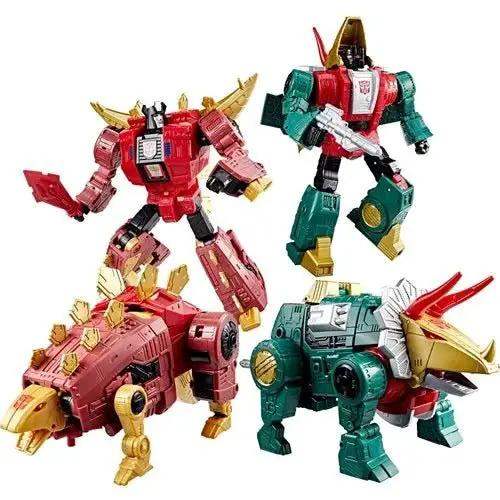 Transformers Generations Selects Age of the Primes Leader Class G2 Universe Dinobots Slug and Snarl - ToyShnip
