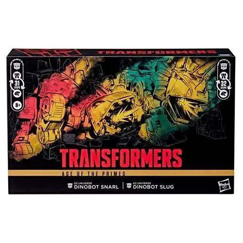 Transformers Generations Selects Age of the Primes Leader Class G2 Universe Dinobots Slug and Snarl - ToyShnip