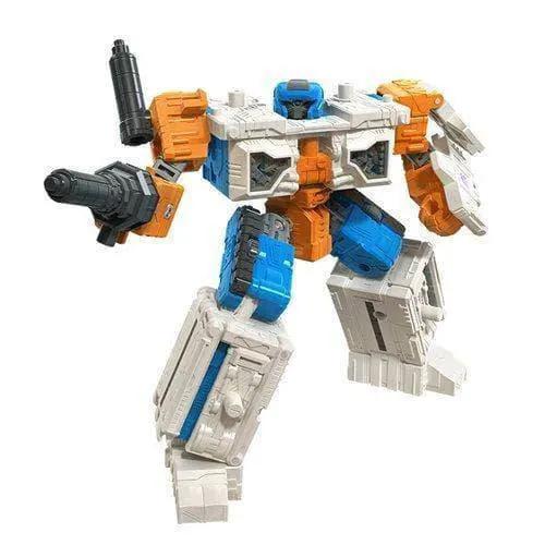 Transformers Earthrise Deluxe Airwave Action Figure With Battle Station Armor - ToylandEU