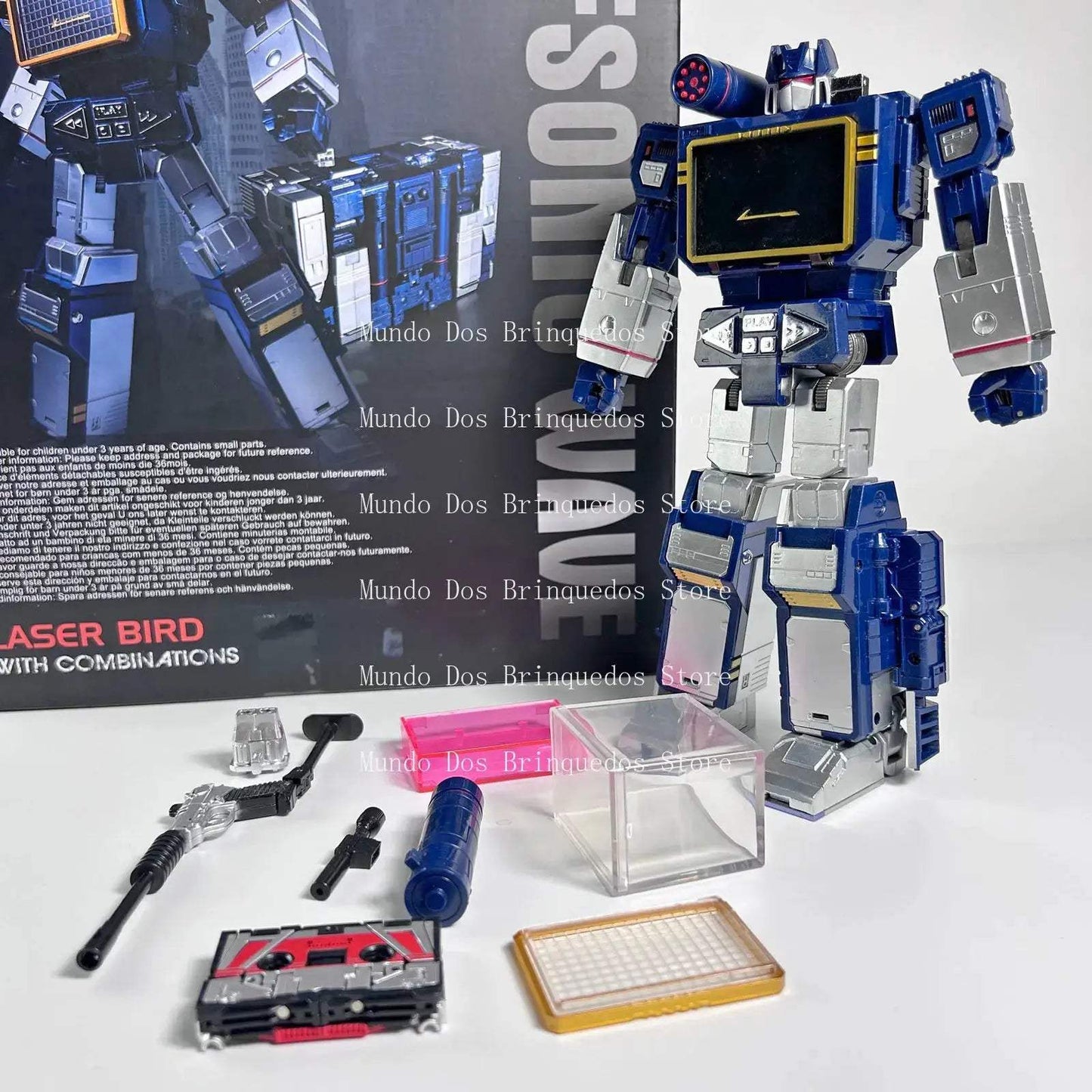 Transformers Soundwave Six Tape KO Edition Robot Figures Set - ToylandEU