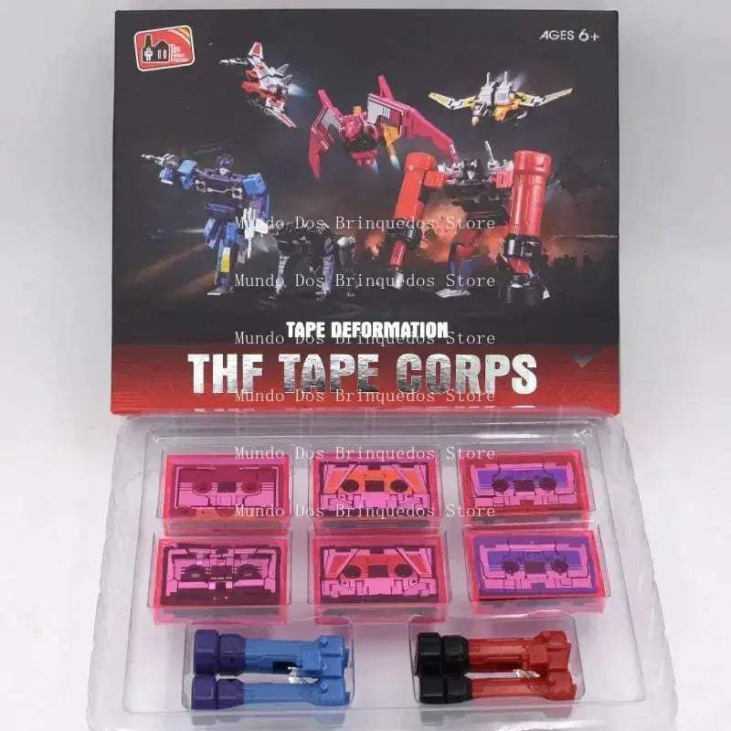 Transformers Soundwave Six Tape KO Edition Robot Figures Set - ToylandEU