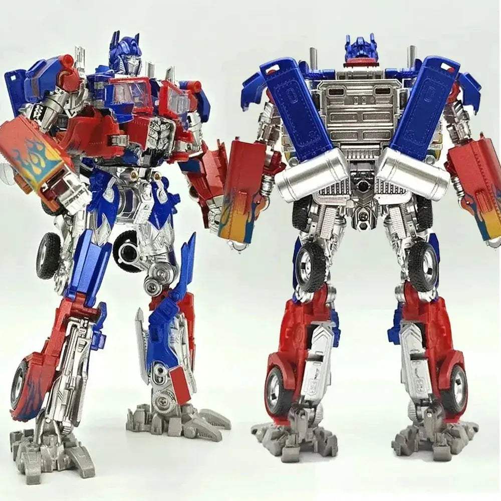 Transforming Action Figure Robot With Car Trailer Accessory - ToylandEU