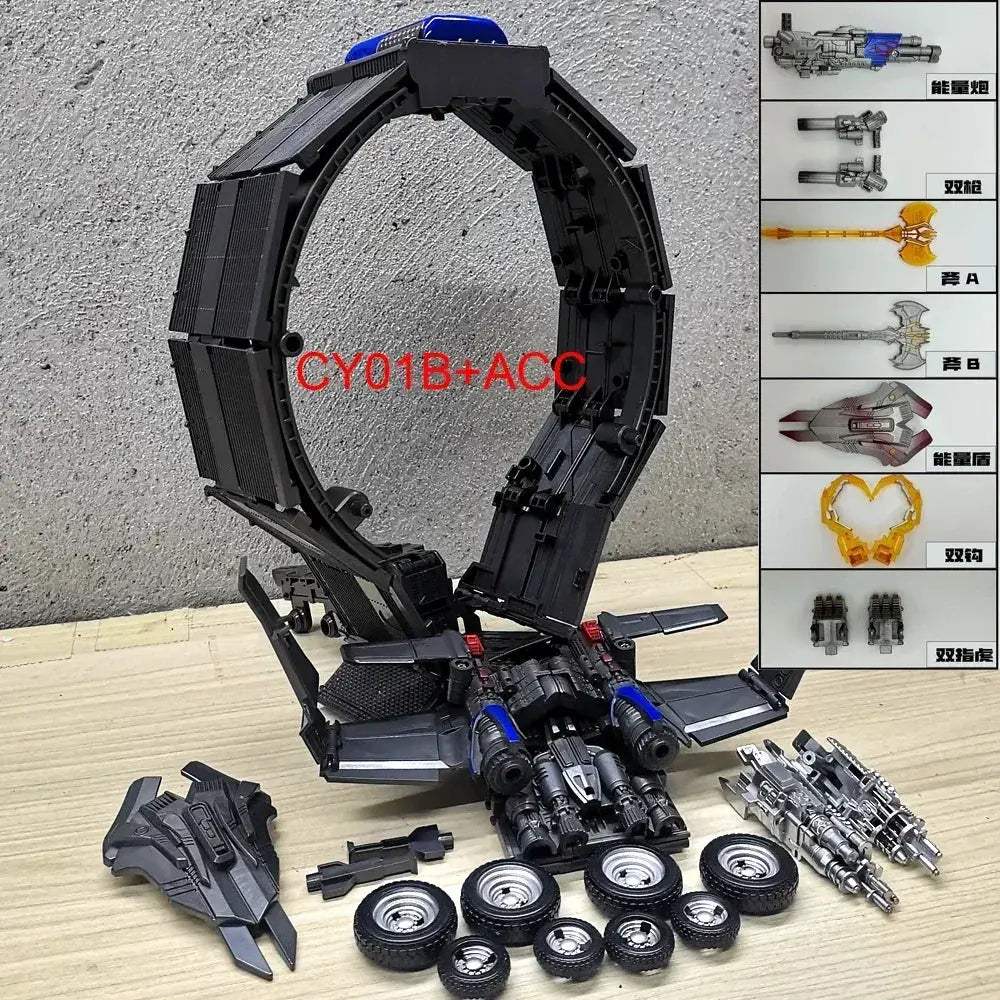 Transforming Action Figure Robot With Car Trailer Accessory - ToylandEU