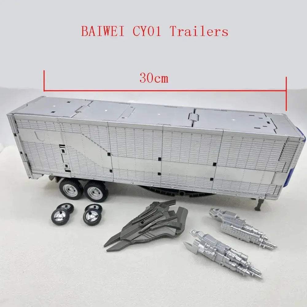 Transforming Action Figure Robot With Car Trailer Accessory - ToylandEU